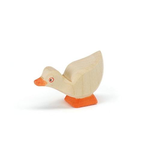 Ganzenkuiken kop omlaag