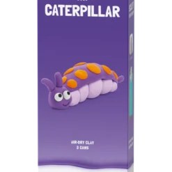 Hey Clay Caterpillar modelleerklei set - paarse verpakking met gele en paarse rups op voorkant