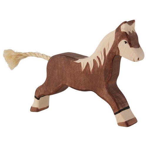 Paard rennend - bruin