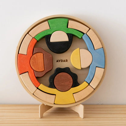 Houten Blokken puzzel - Joy