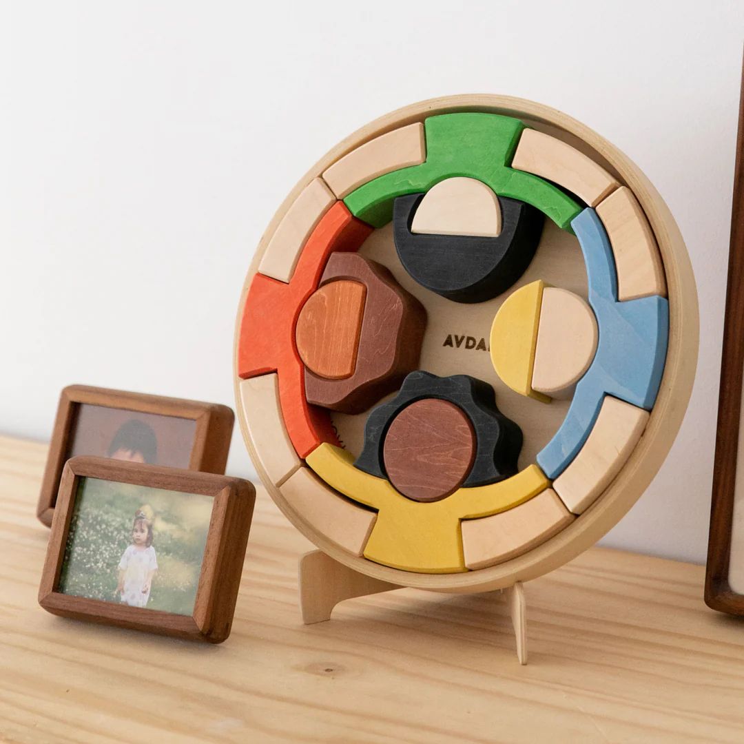 Houten Blokken puzzel - Joy