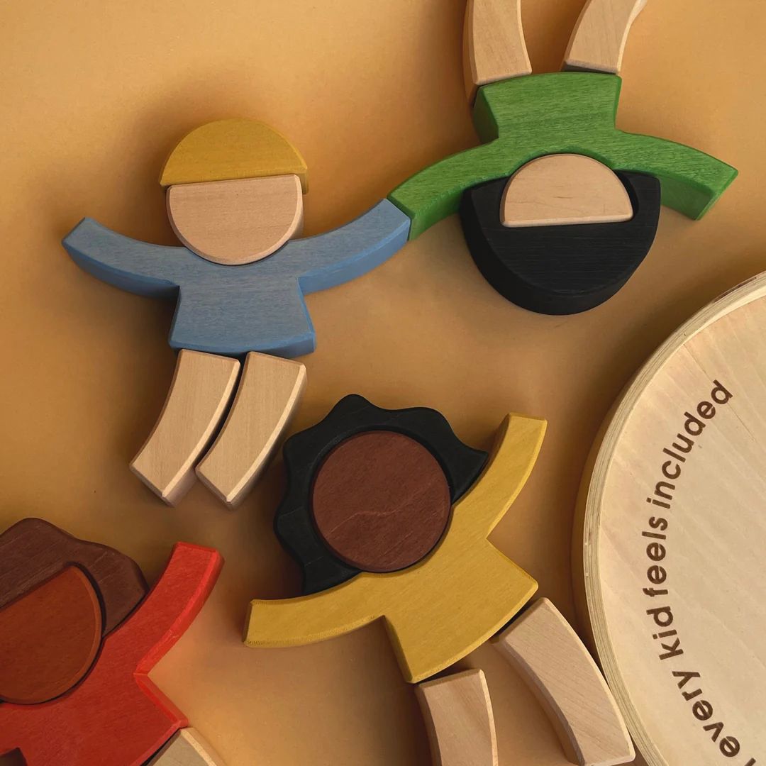 Houten Blokken puzzel - Joy