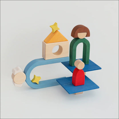 Houten Blokken set - The Story