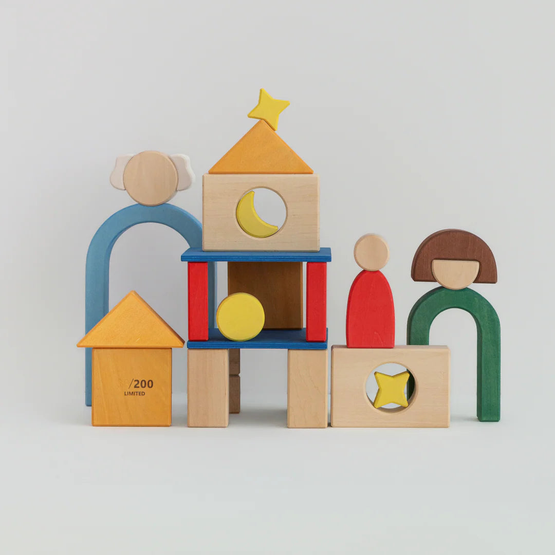 Houten Blokken set - The Story