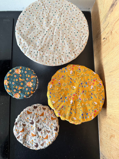 Tess & Tobi  | bowl covers | set van 4 | SillyGoose