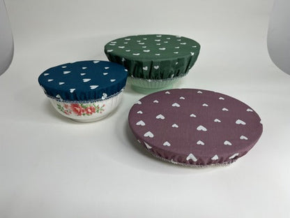 Bowl covers - Set van 3 - Hartjes