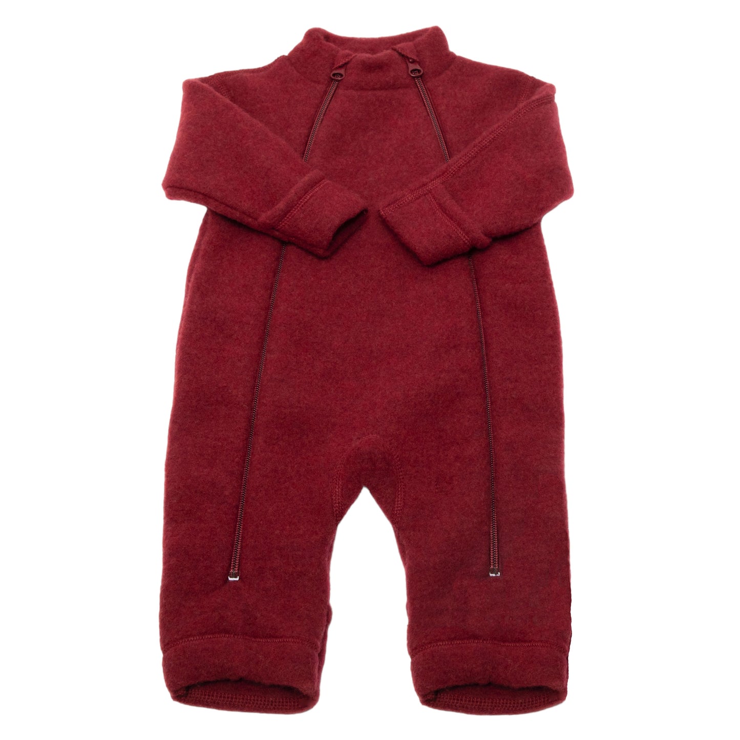 Overall wol fleece bordeaux