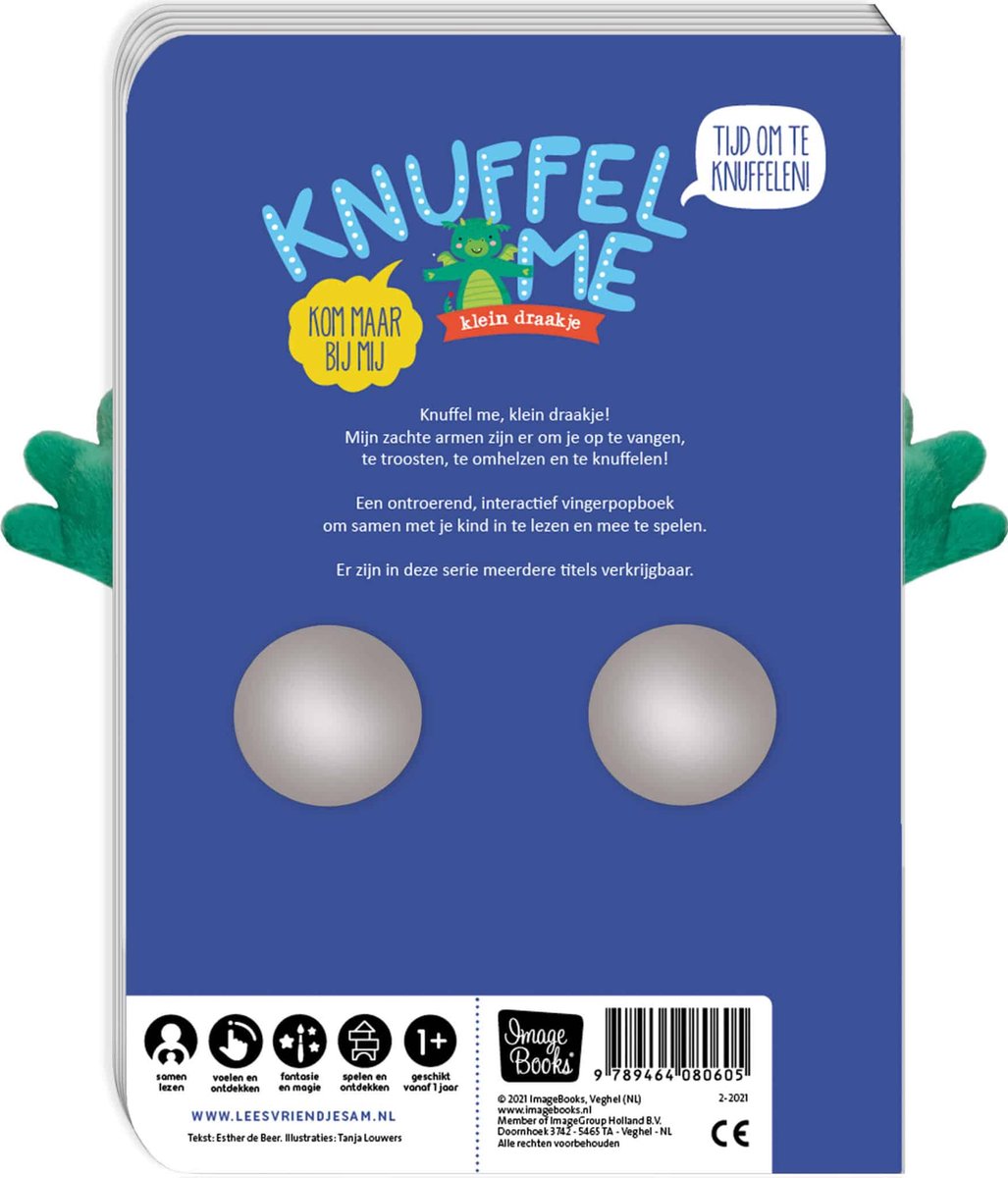 Knuffel me - klein draakje