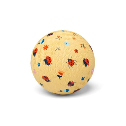 Rubber bal Lieveheersbeestjes- 13 cm