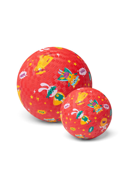 Rubber bal Superhelden - 13 cm