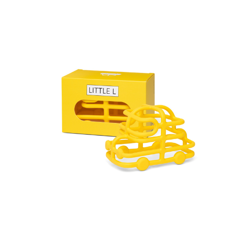 Siliconen auto - geel