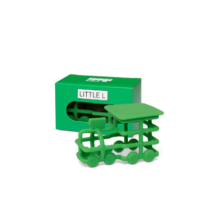 Siliconen trein - groen