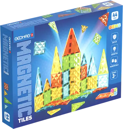 Magnetic Tiles Gems - 44 Stuks