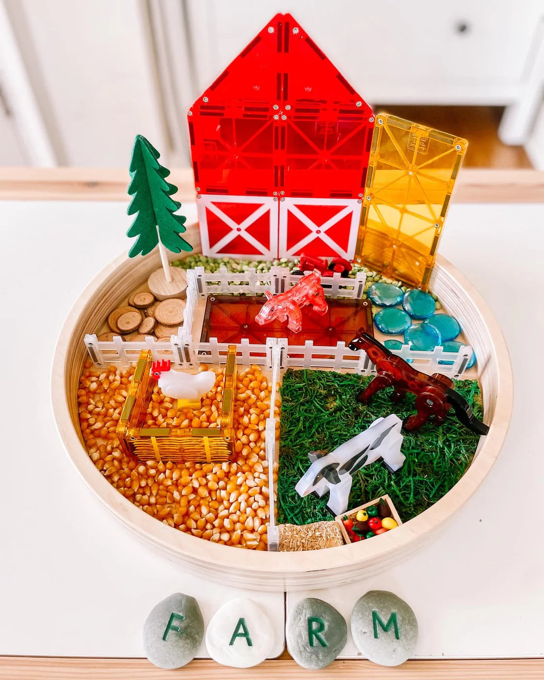 Magnetische tegels - Boerderij Dieren - 25 stuks