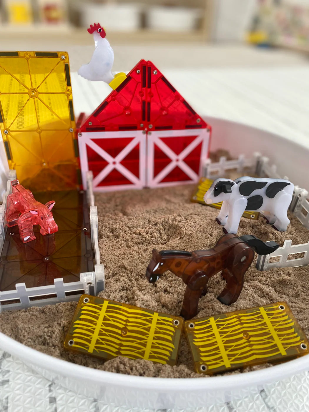 Magnetische tegels - Boerderij Dieren - 25 stuks