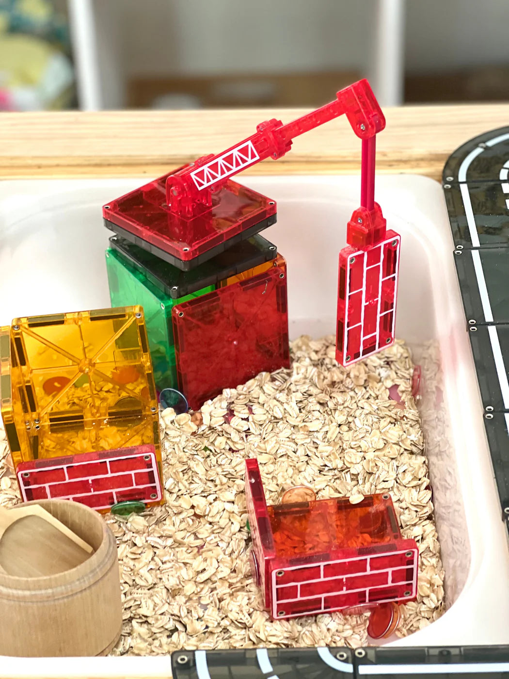 Magnetische tegels - Bouwplaats - 32 stuks