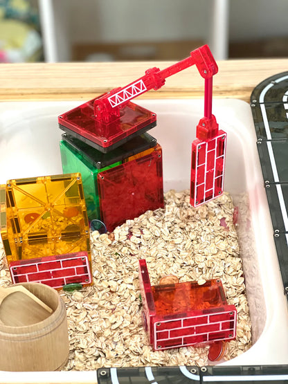 Magnetische tegels - Bouwplaats - 32 stuks