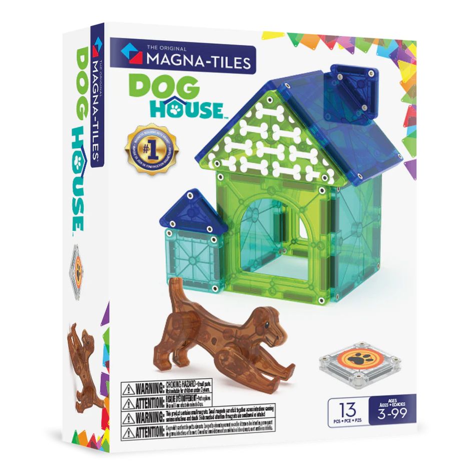 Magnetische tegels - Dog House - 13 stuks