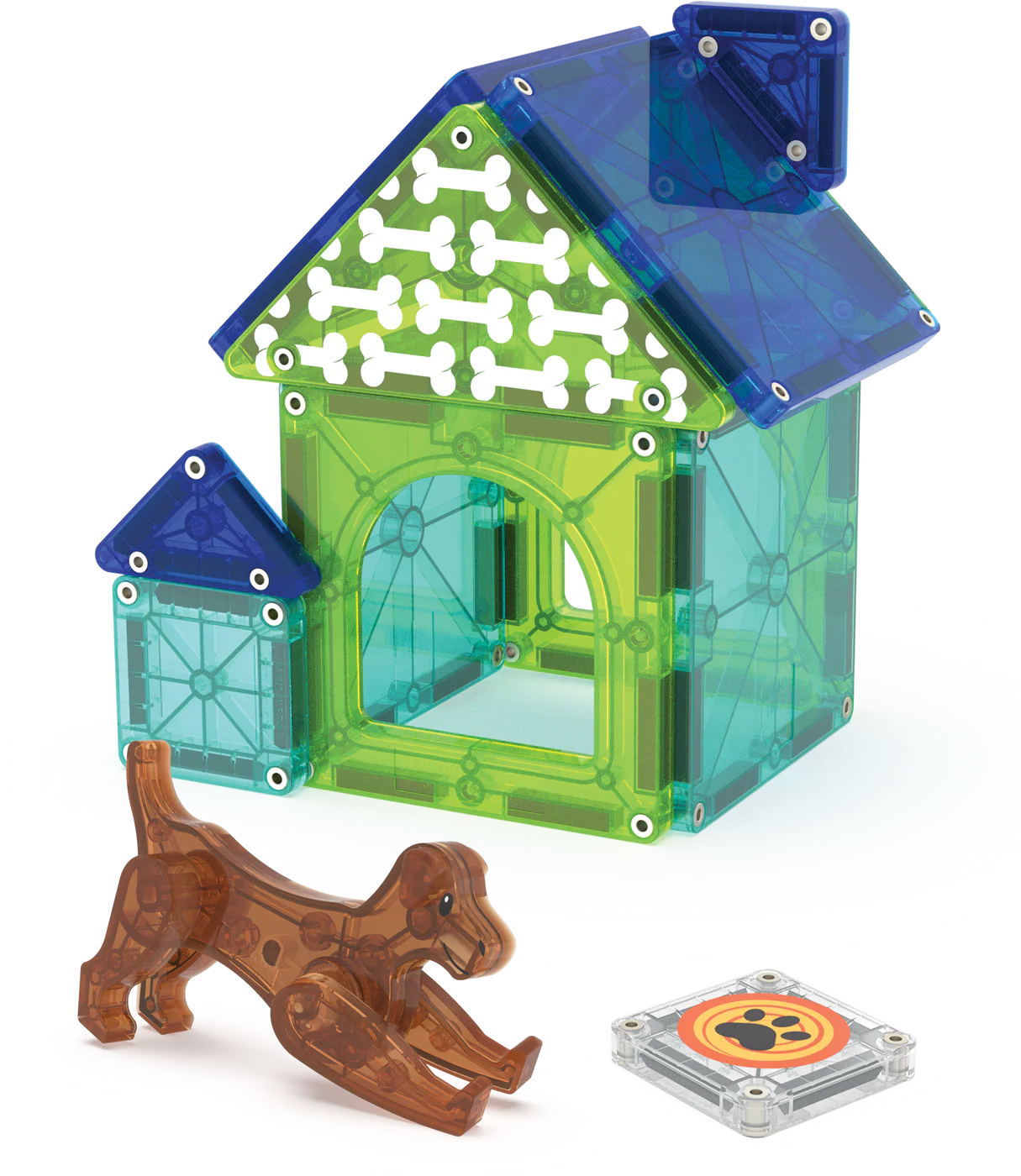 Magnetische tegels - Dog House - 13 stuks