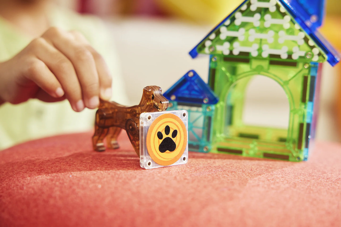 Magnetische tegels - Dog House - 13 stuks