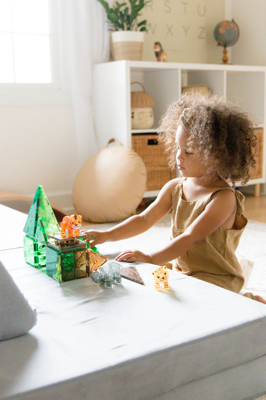 Magnetische tegels - Jungle Dieren - 25 stuks