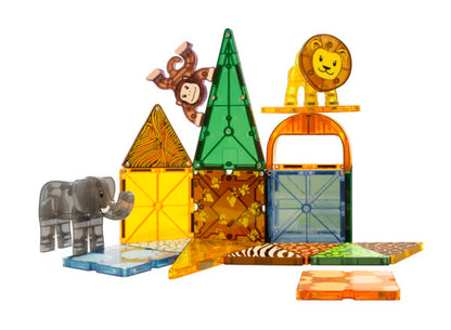 Magnetische tegels - Safari Dieren - 25 stuks
