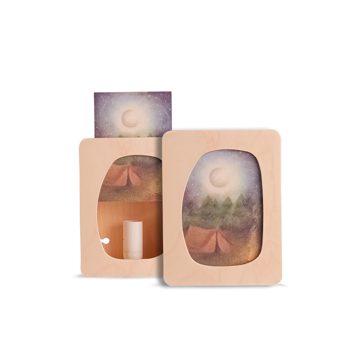 Houten foto/postkaart lampje - Boog