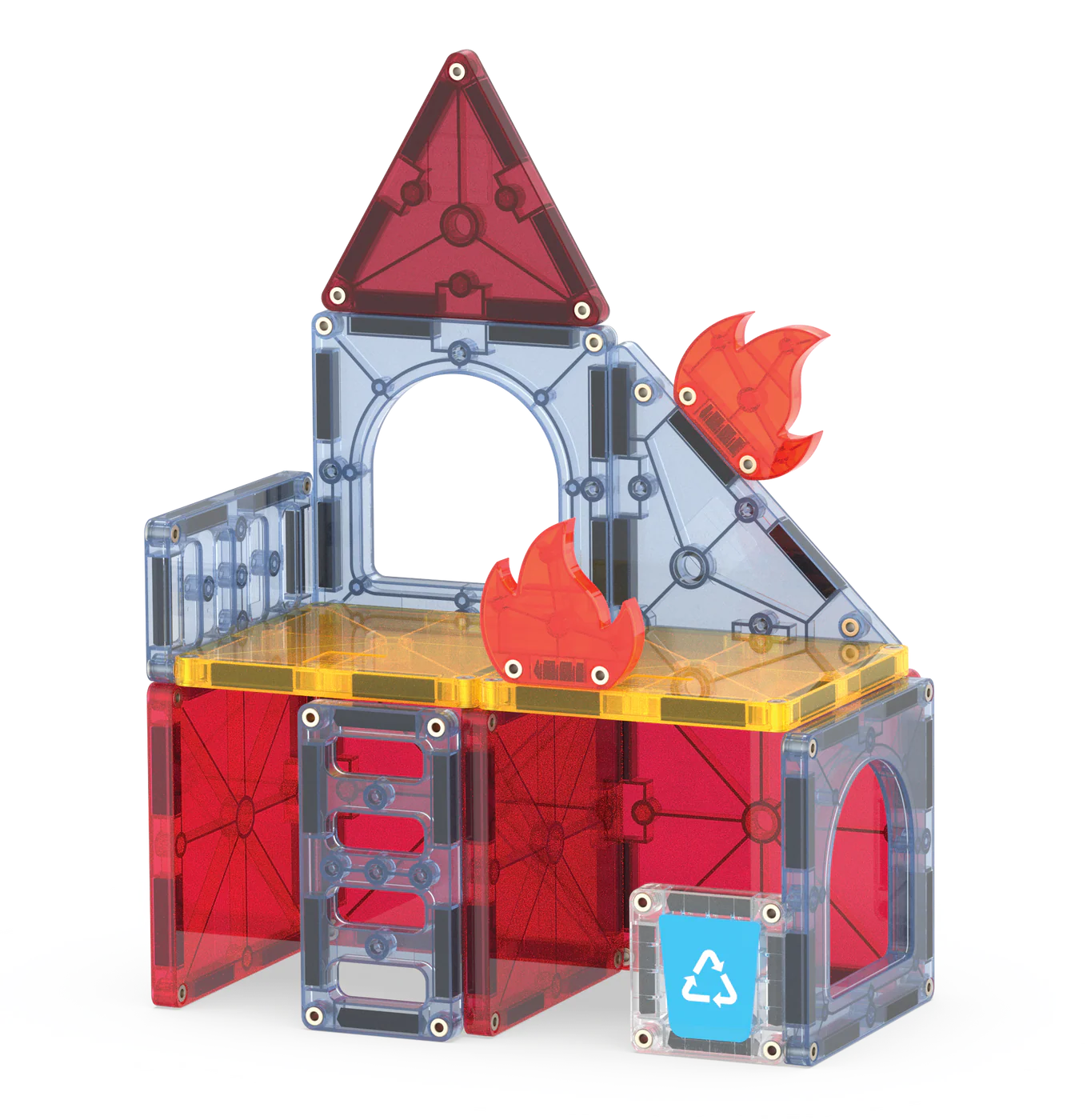 Magnetische tegels - Brandweer - 27 stuk