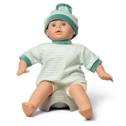 Houten Poppenpotje Grijs