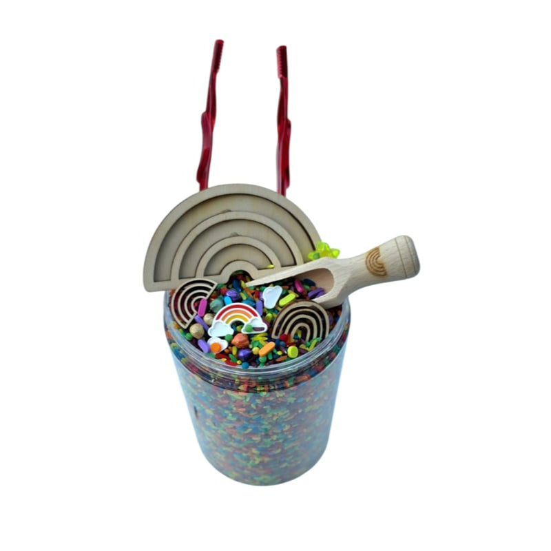 Sensorische mix - Pour And Play - Regenboog