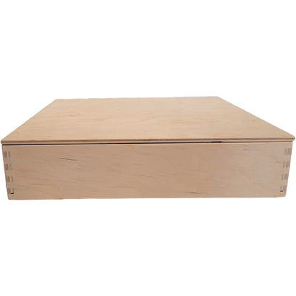 Houten Speelbak - met deksel 25x25cm