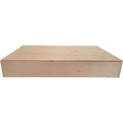 Houten Speelbak - met deksel 50x30cm