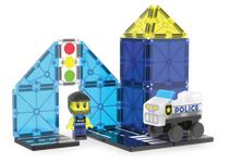 Magnetische tegels - Politie patrouille - 20 stuks