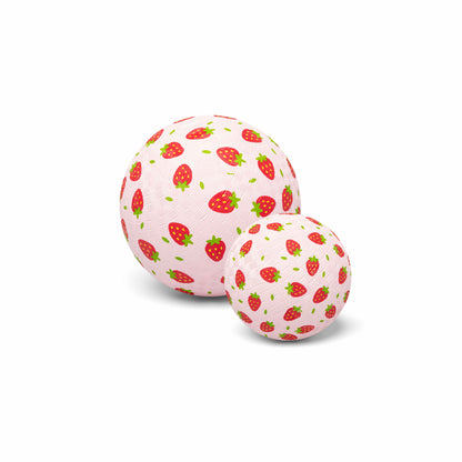 Rubber bal Aardbeien - 13 cm