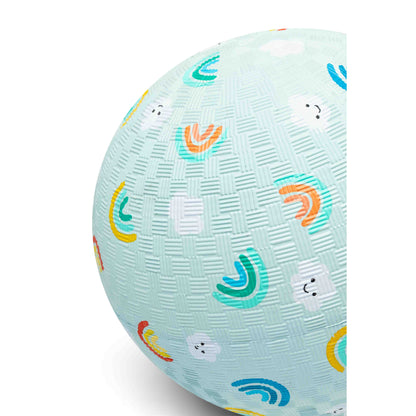 Rubber bal Regenboog en Wolk - 13 cm