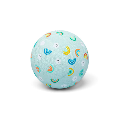 Rubber bal Regenboog en Wolk - 18 cm