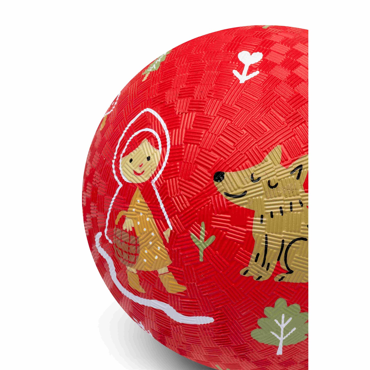Rubber bal Roodkapje - 13 cm