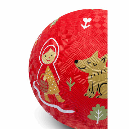 Rubber bal Roodkapje - 13 cm