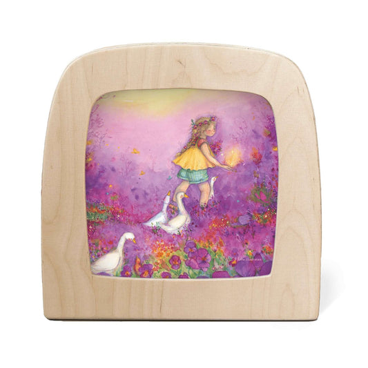 Toverplaat - Anne Illustraties - Meisje met Ganzen