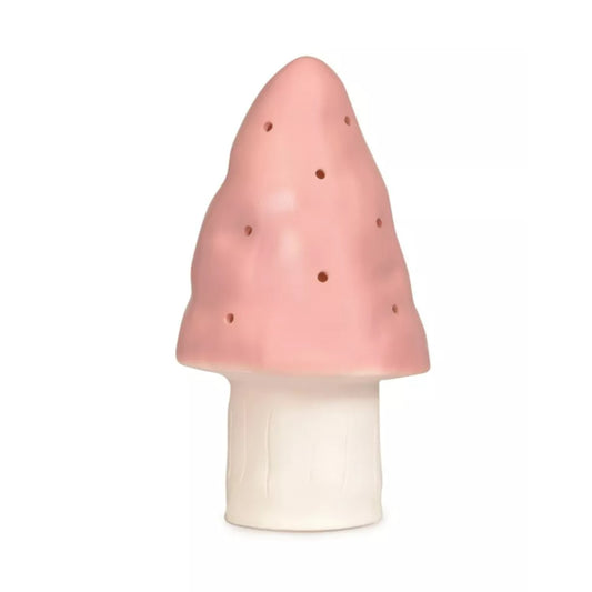 Vintage Paddestoel Lamp - Roze - 15x28 cm