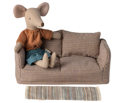 Vloerkleed klein - gestreept