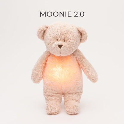 Moonie hartslagknuffel beer - Roze