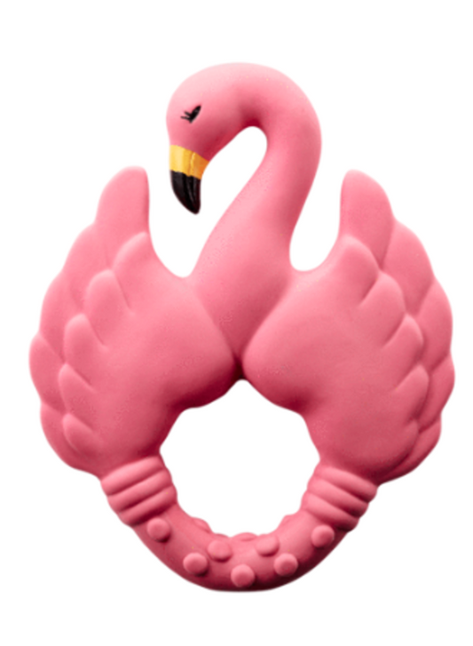 Bijtspeelgoed flamingo
