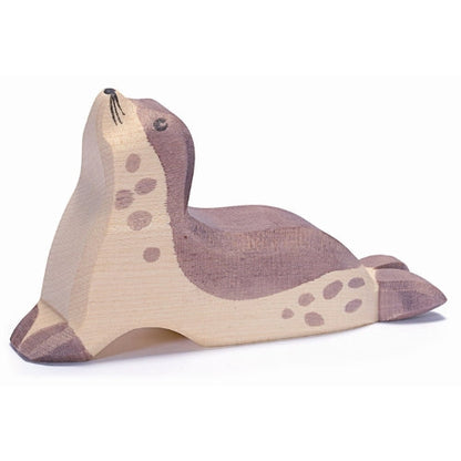 Zeeleeuw hoofd omhoog