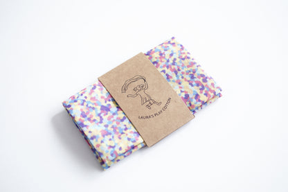 Speeldoek - Confetti Pastel 50 x 50 cm