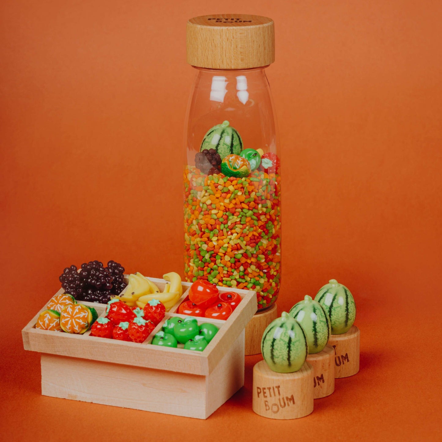 Sensorische fles fruit