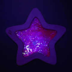 Sensorische ster roze