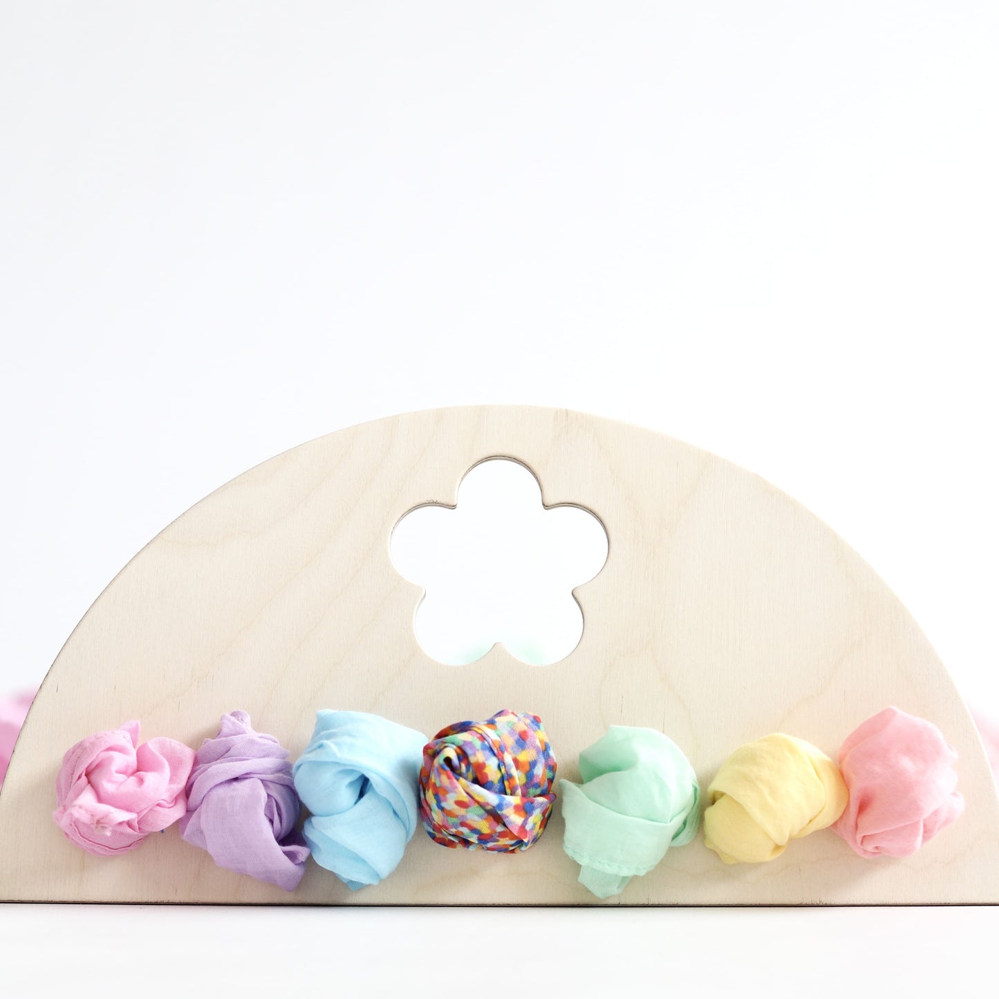 Houten display klein - bloem