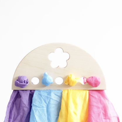 Houten display klein - bloem