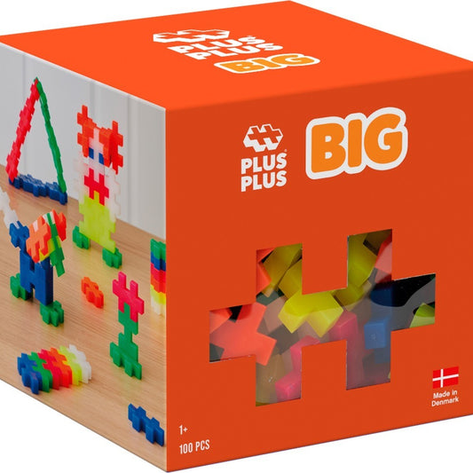 Plus-plus Big Neon - 100 stuks